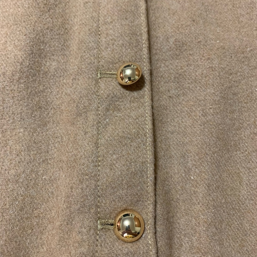 LOfT Tan Wool Skirt SZ 2 NWOT - Picture 3 of 7